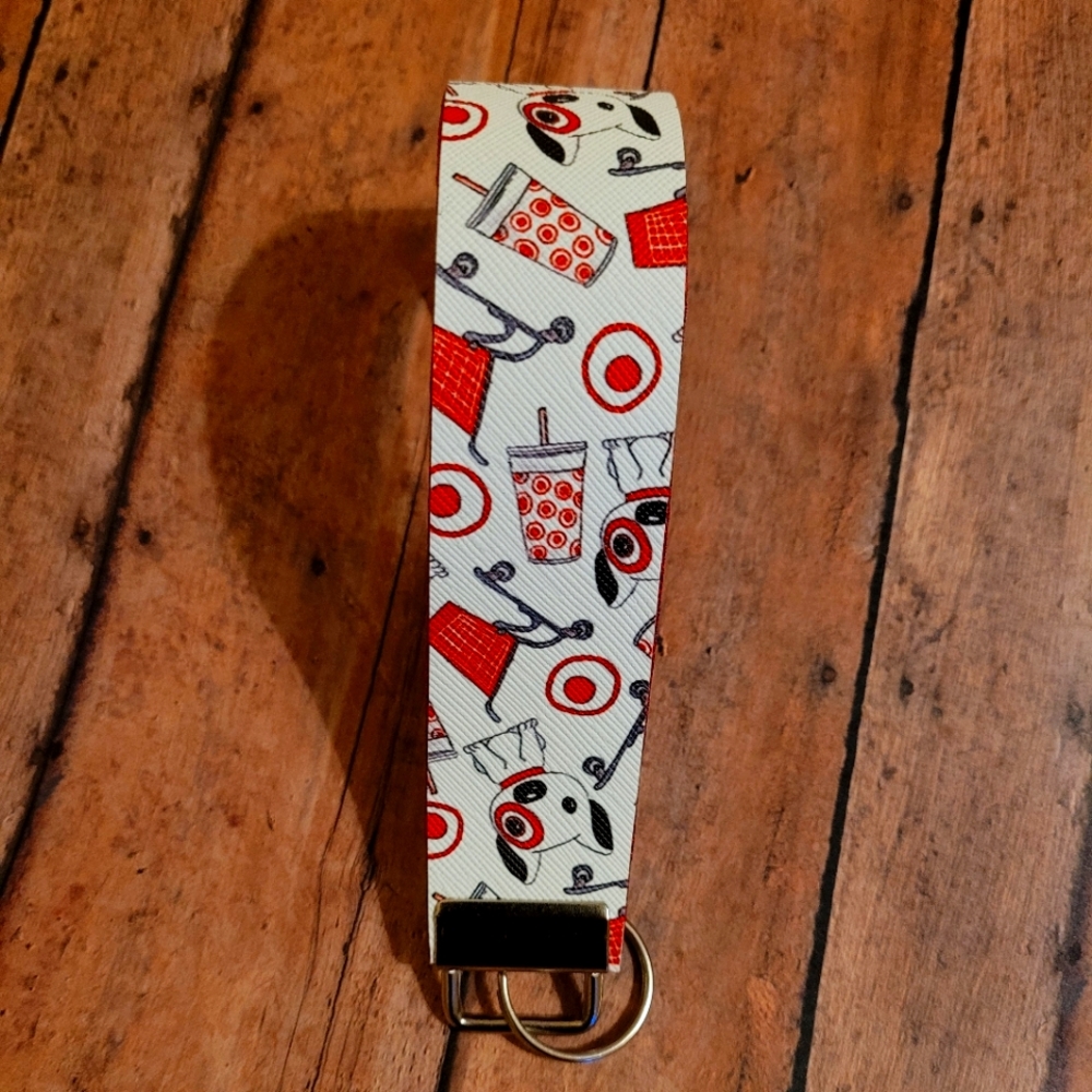 Faux Leather Wristlet